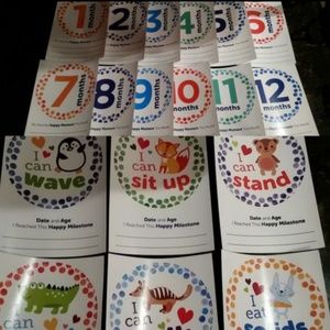 2 set of milestone stickers for pictures